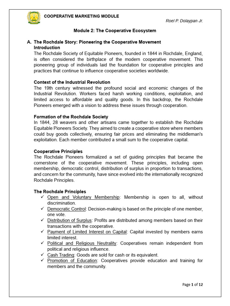Cooperative Principles for a Better World | PDF | Cooperative | Social ...
