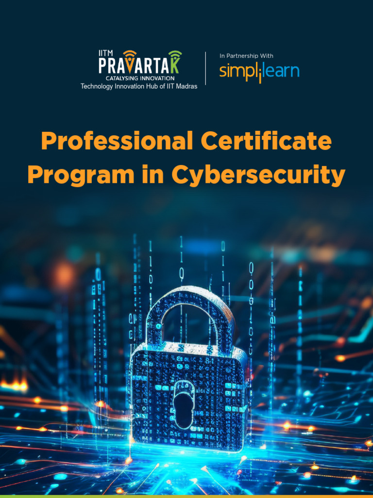 Cybersecurity Certificate at IIT Madras | PDF | Security | Computer ...