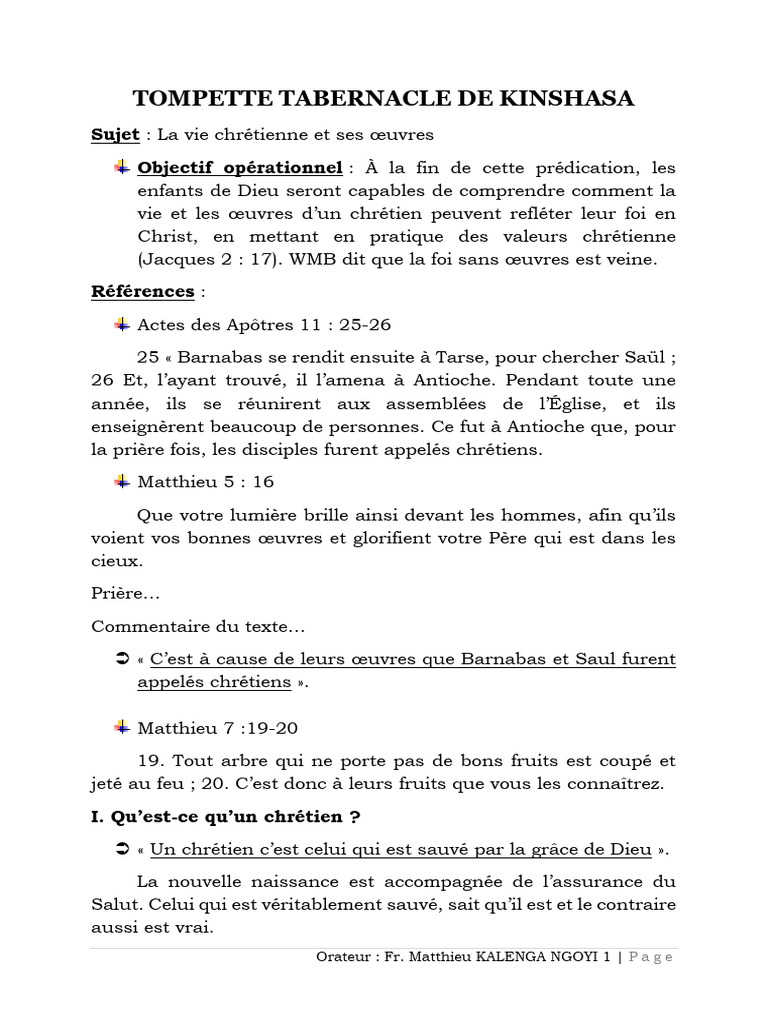 La Vie Chrétienne et Ses Œuvres | PDF | Saint-Esprit | Saint-Pierre