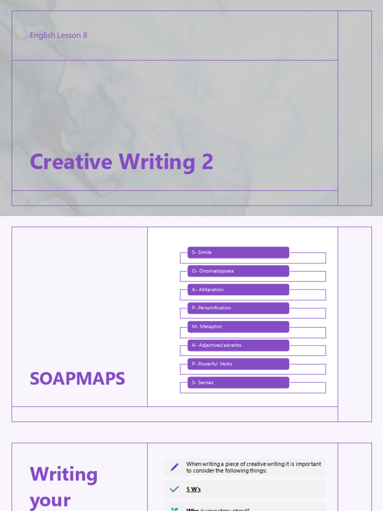 Creative Writing Techniques Guide | PDF