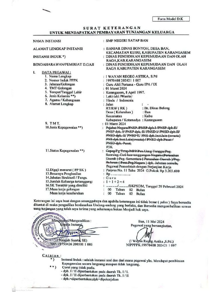 Model C Keluarga | PDF
