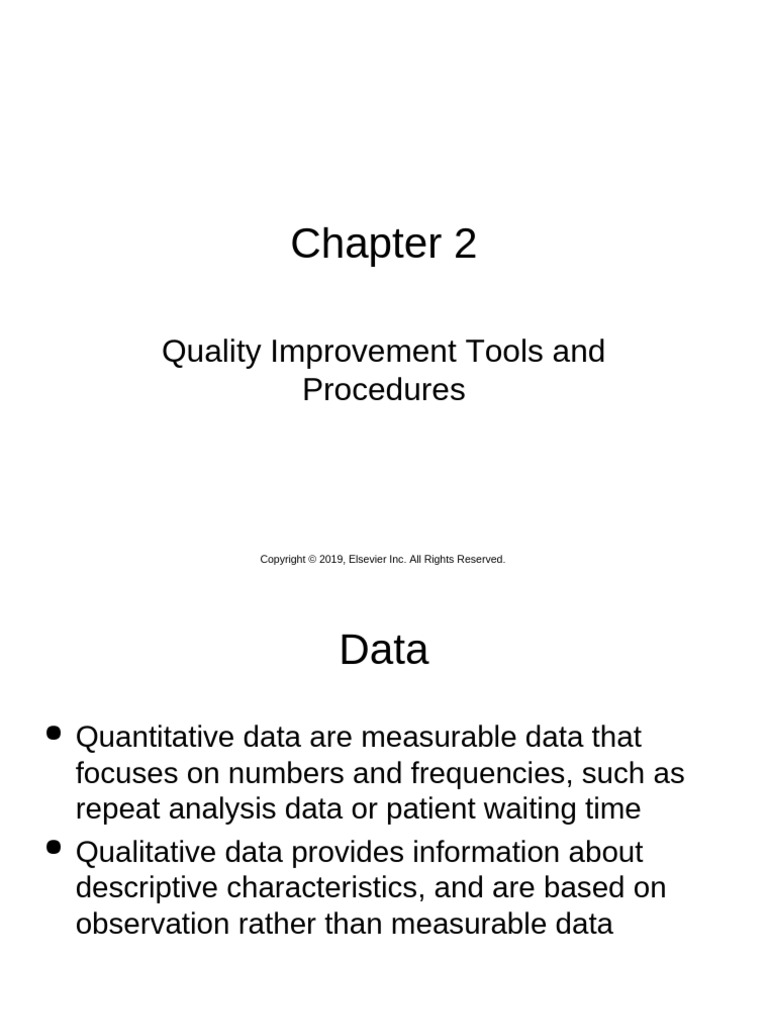 Chapter - 002 (2) Quality Improvement Tools and Procedures | PDF ...