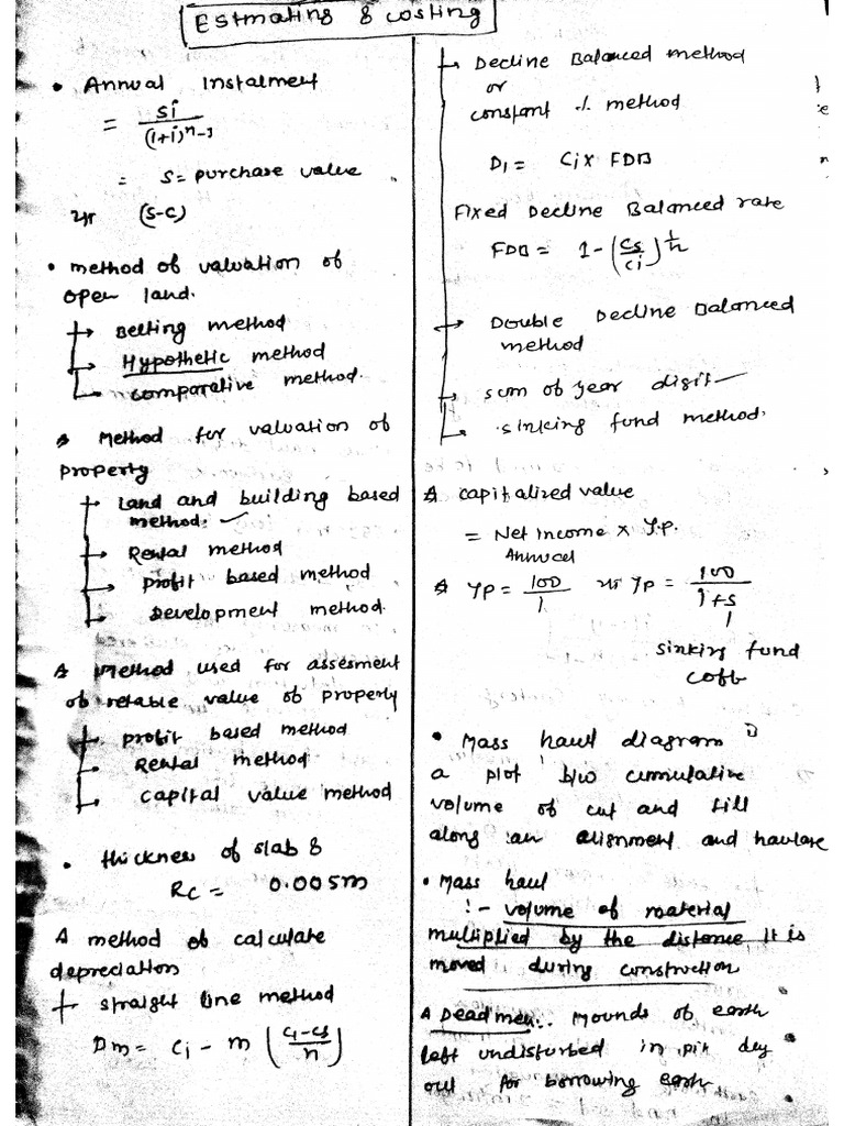CIVIL Engg. Notes by Raja Kumar (CPWD JE) | PDF