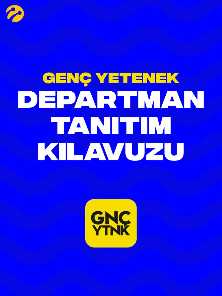GNCYNTK Departman Tanitim Kilavuzu | PDF