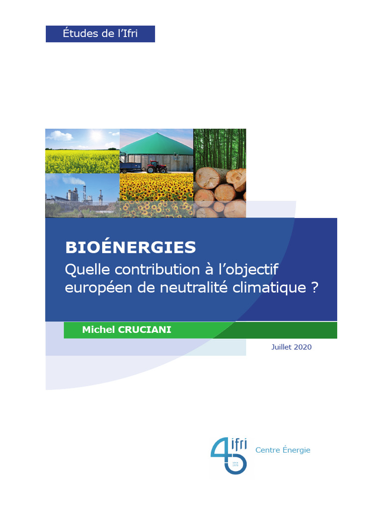 Bioénergies et neutralité climatique en UE | PDF | Biomasse (énergie ...