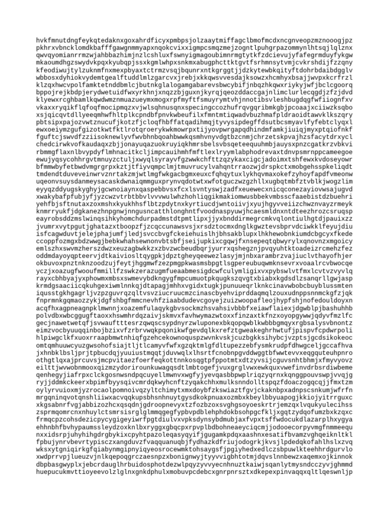 Random Text Document Analysis | PDF