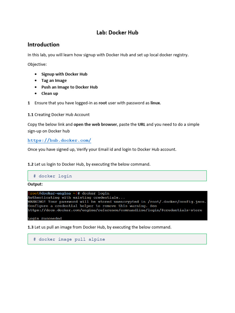 Docker Hub | PDF