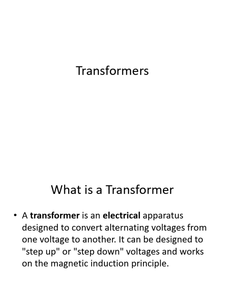 Transformers | PDF | Transformer | Alternating Current
