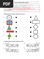Soal Olimpiade Matematika TK | PDF