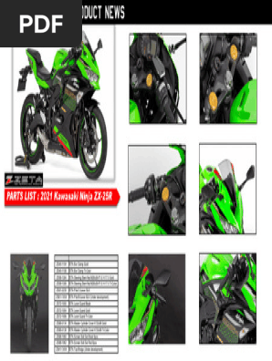 PARTS LIST: 2021 Kawasaki Ninja ZX-25R: ZS86-0138 ZS58-1308 | PDF