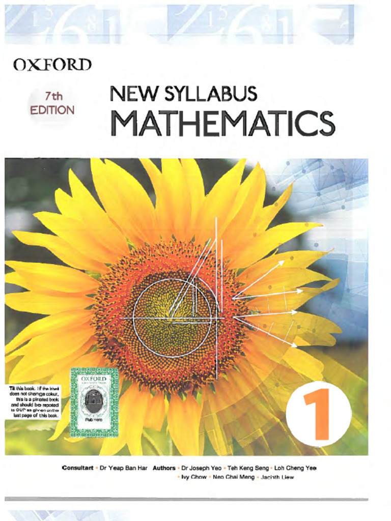 O Level Mathematics For Grade 6 | PDF