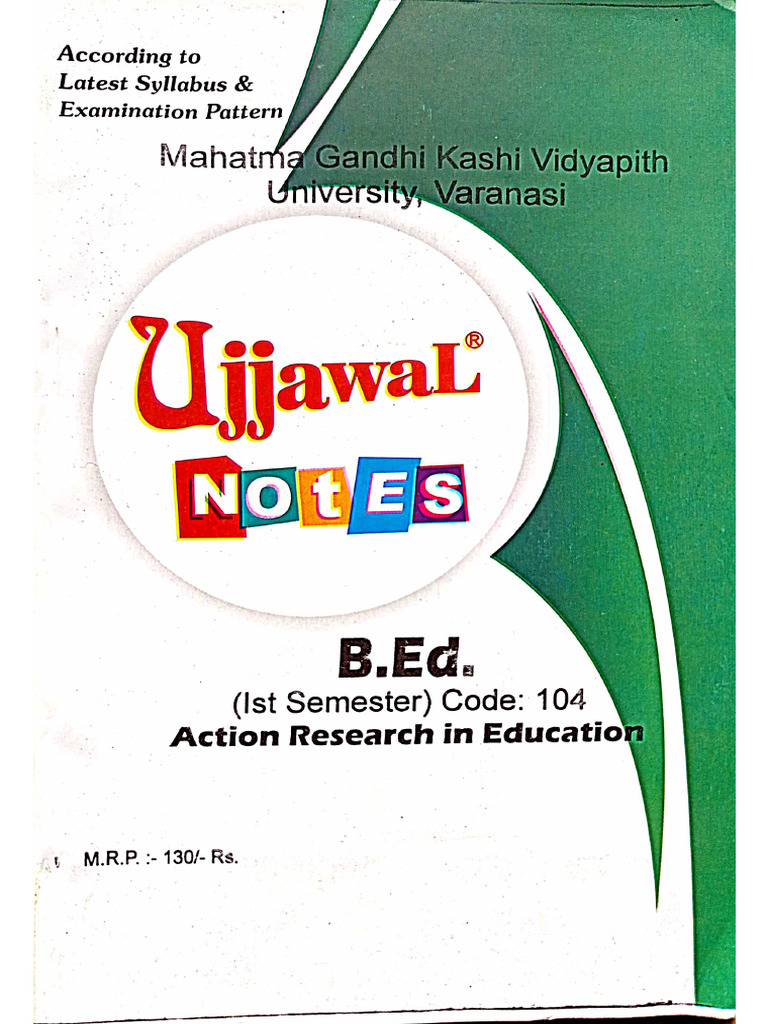 Bed 1 Sem Action Research in Education-1 | PDF