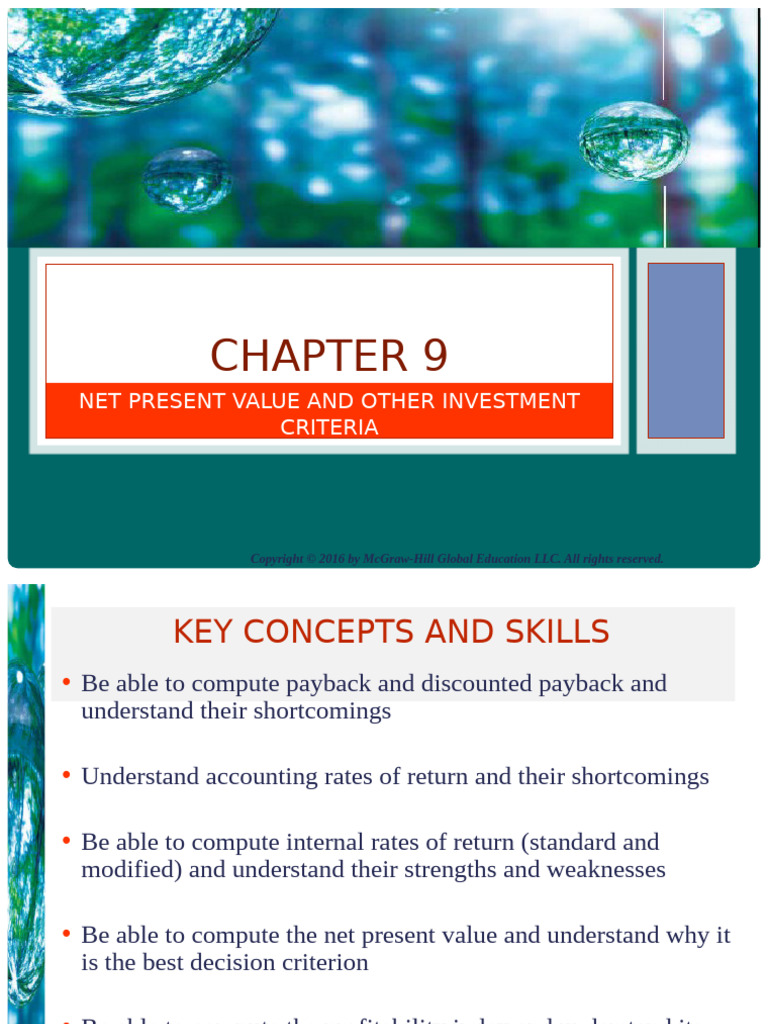 Finance | PDF | Internal Rate Of Return | Net Present Value