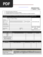 IUM Application Form and Guidelines | PDF | License | University And ...