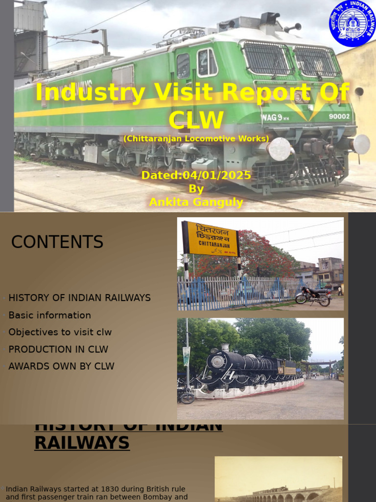 Chittaranjan Locomotive Works Overview | PDF
