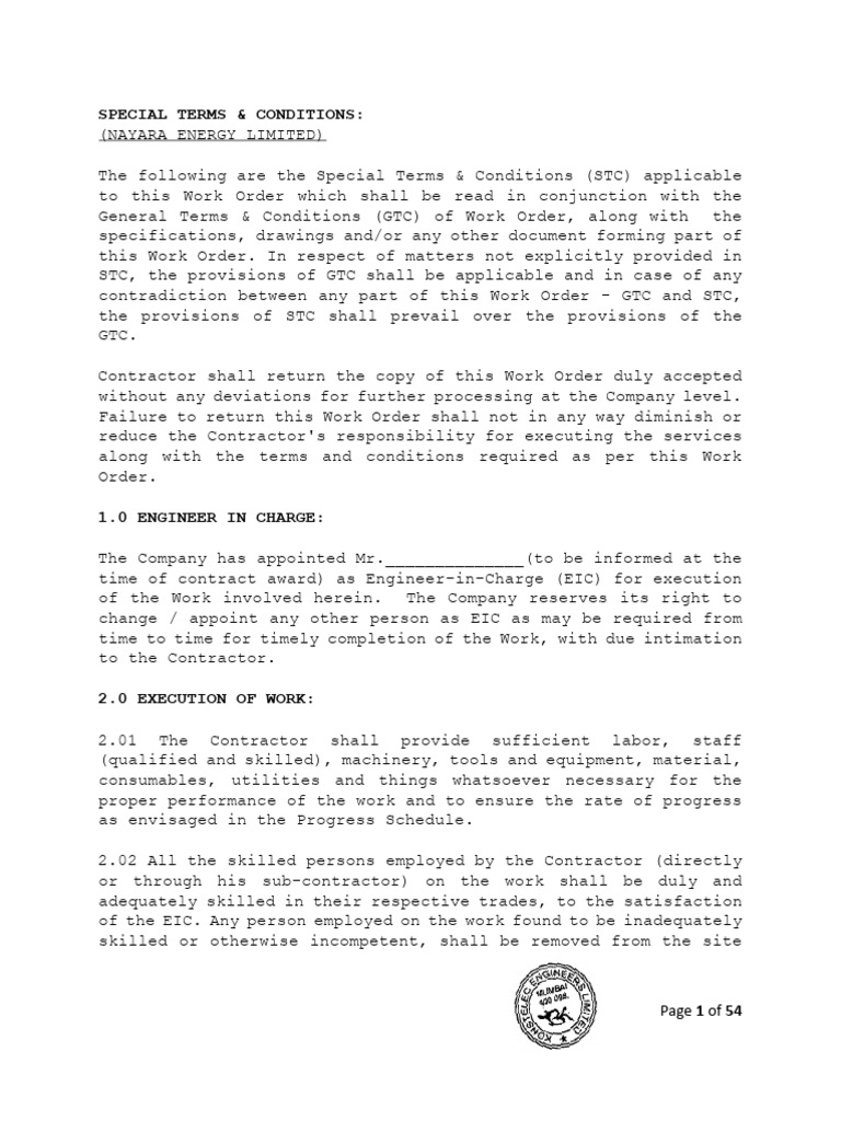 ANNEXURE B SPECIAL TERMS AND CONDITIONS_Signed | PDF | Taxes | Personal ...