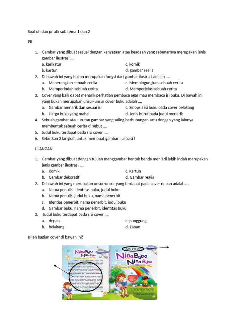 SBDP Uh Dan PR Sub Tema 1 Dan 2 | PDF