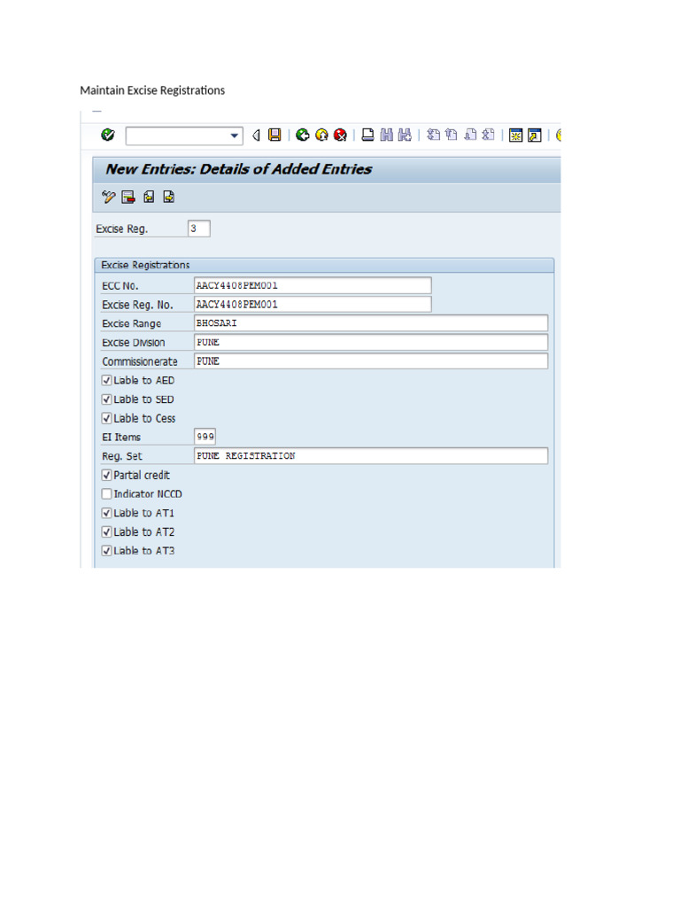 Excise Registration and Duty Management Guide | PDF