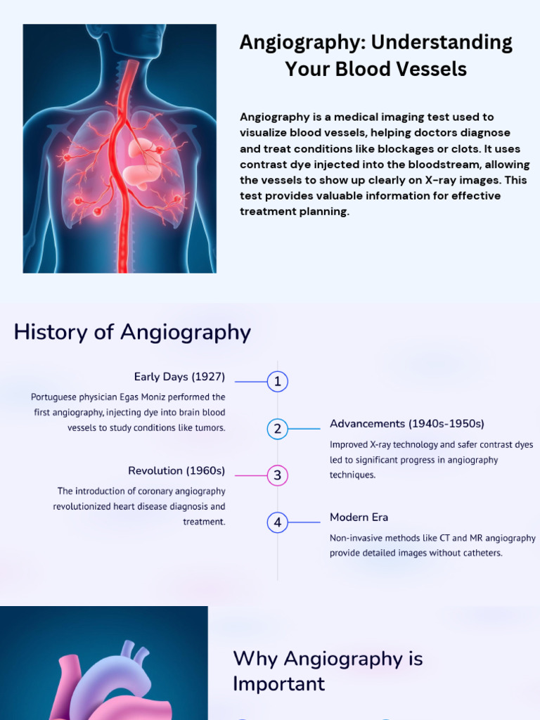 Angiography: Blood Vessel Imaging Explained | PDF | Angiography | Angiology