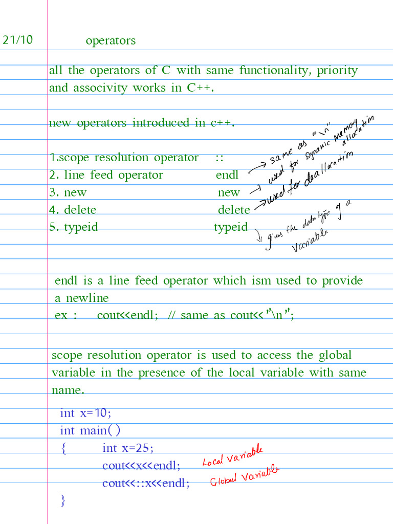 C++ Notes4 | PDF