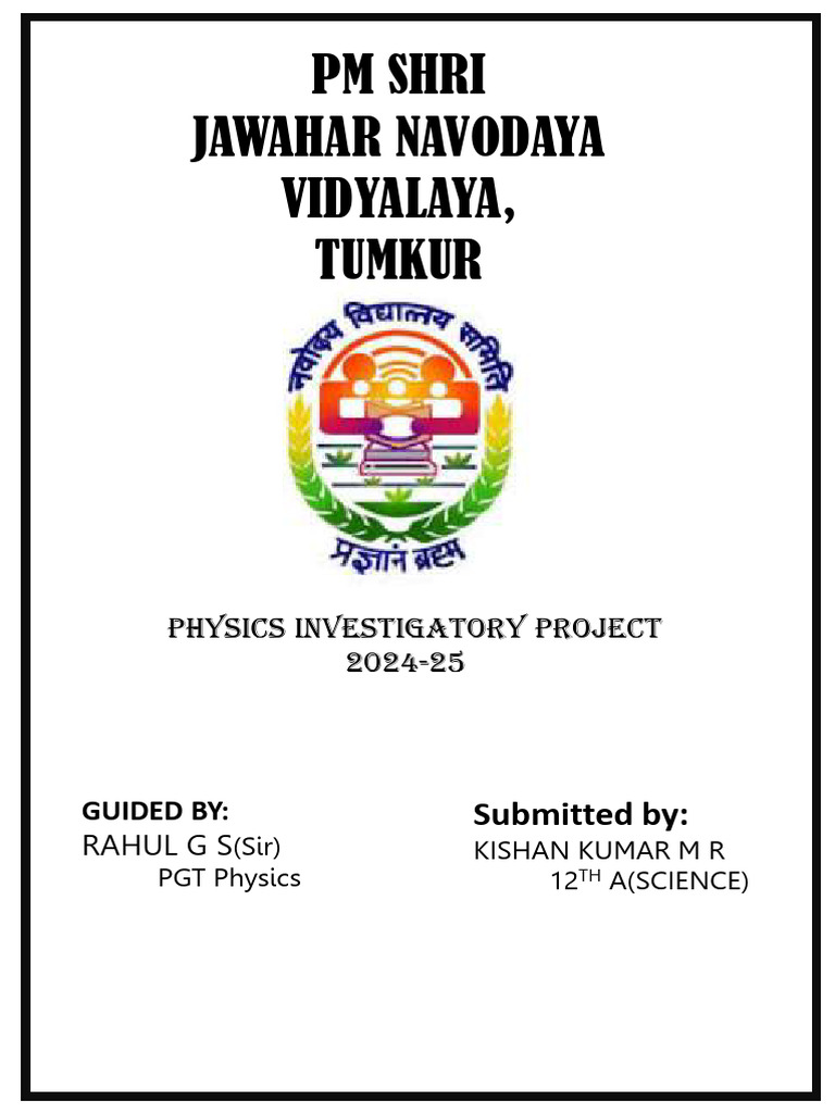 Physics Over PPT Kishan | PDF | Electrical Resistance And Conductance ...