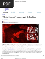 Download Mortal Kombat_ trucos y gua de fatalities by osvaldo-castaneda-hernandez-8213 SN81784622 doc pdf