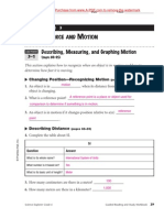 Relating Force & Motion Workbook Pages