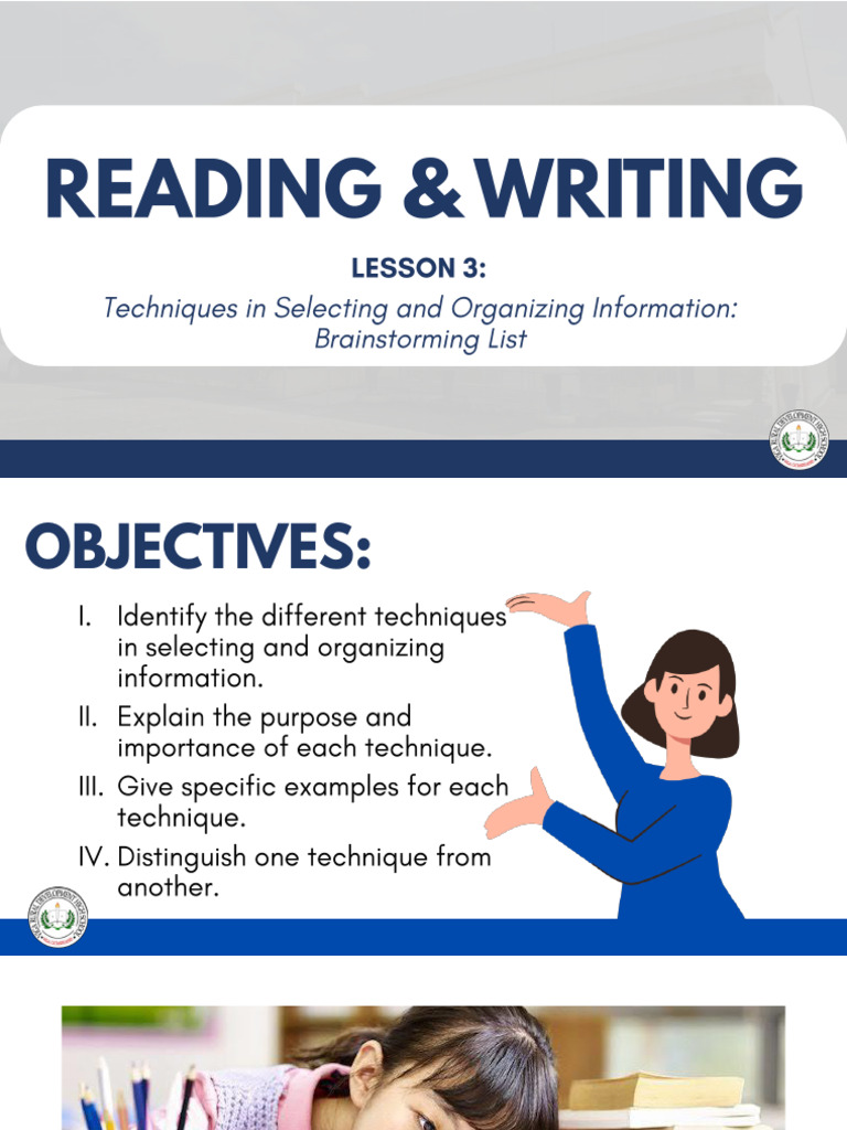 LESSON 2 Brainstorming List | PDF