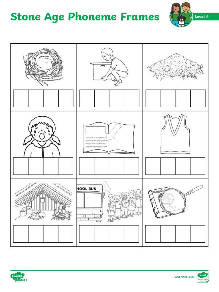 Stone Age Phoneme Frames | PDF
