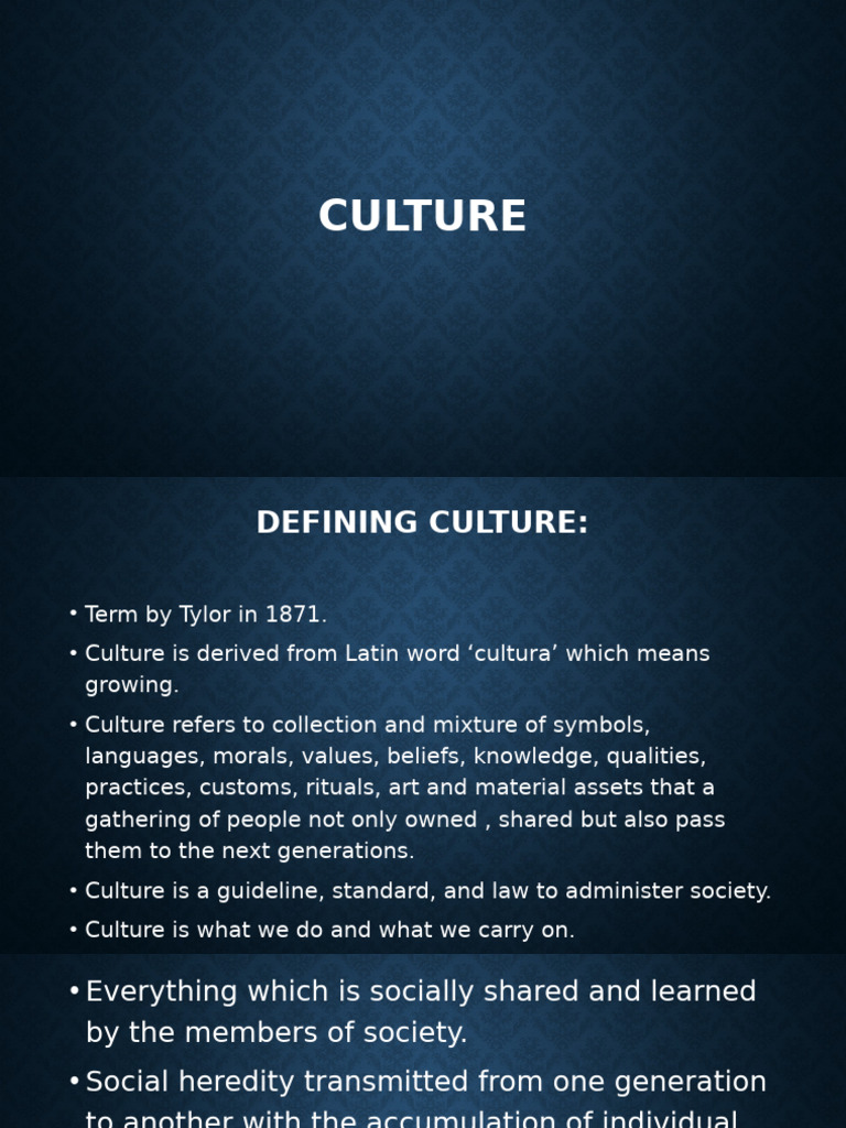 Culture | PDF | Social Psychology | Liberal Arts Education