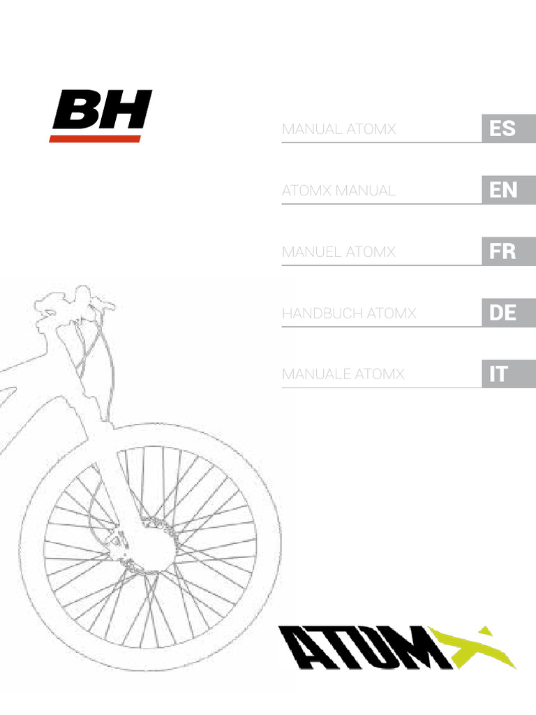 Manual de Usuario BH AtomX | PDF | USB | Cargador de batería