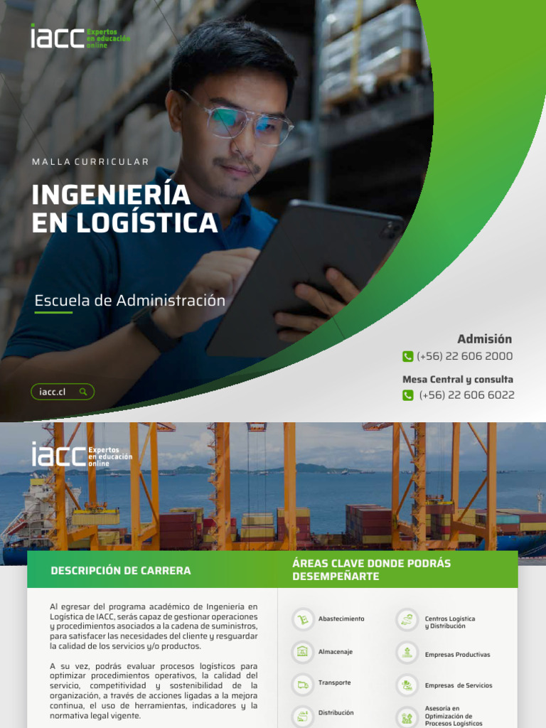 Ingeniería en Logística 100% Online | PDF | Logística | Cadena de ...