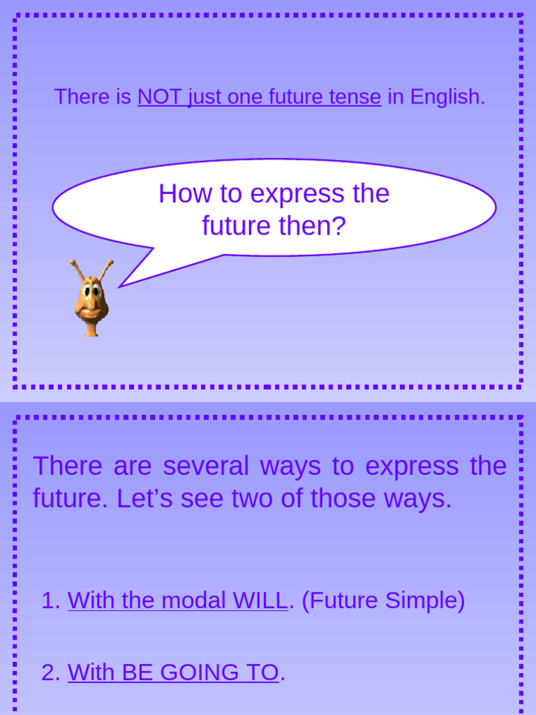 Future tenses | PDF | Verb | Linguistic Morphology