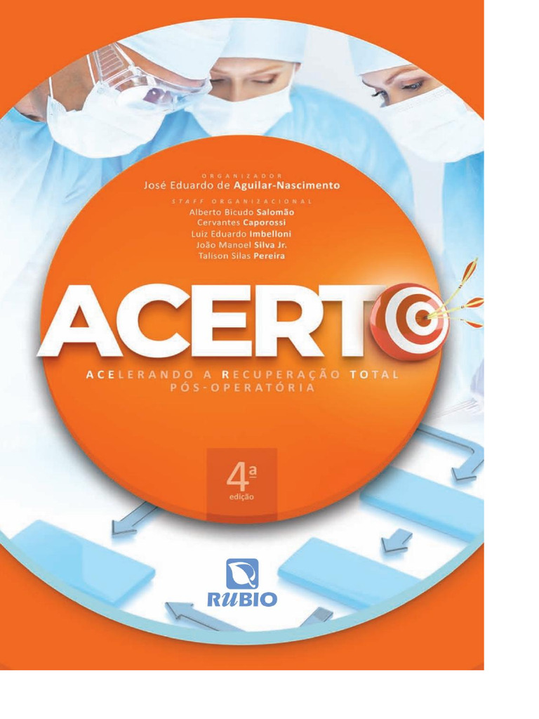 Projeto Acerto Acelerando A Recuperação Total Pós Operatória 4 | PDF