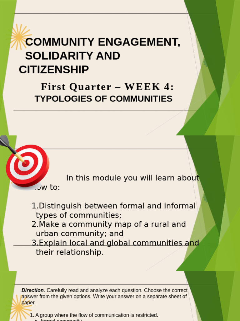 Understanding Community Types and Sectors | PDF | Community