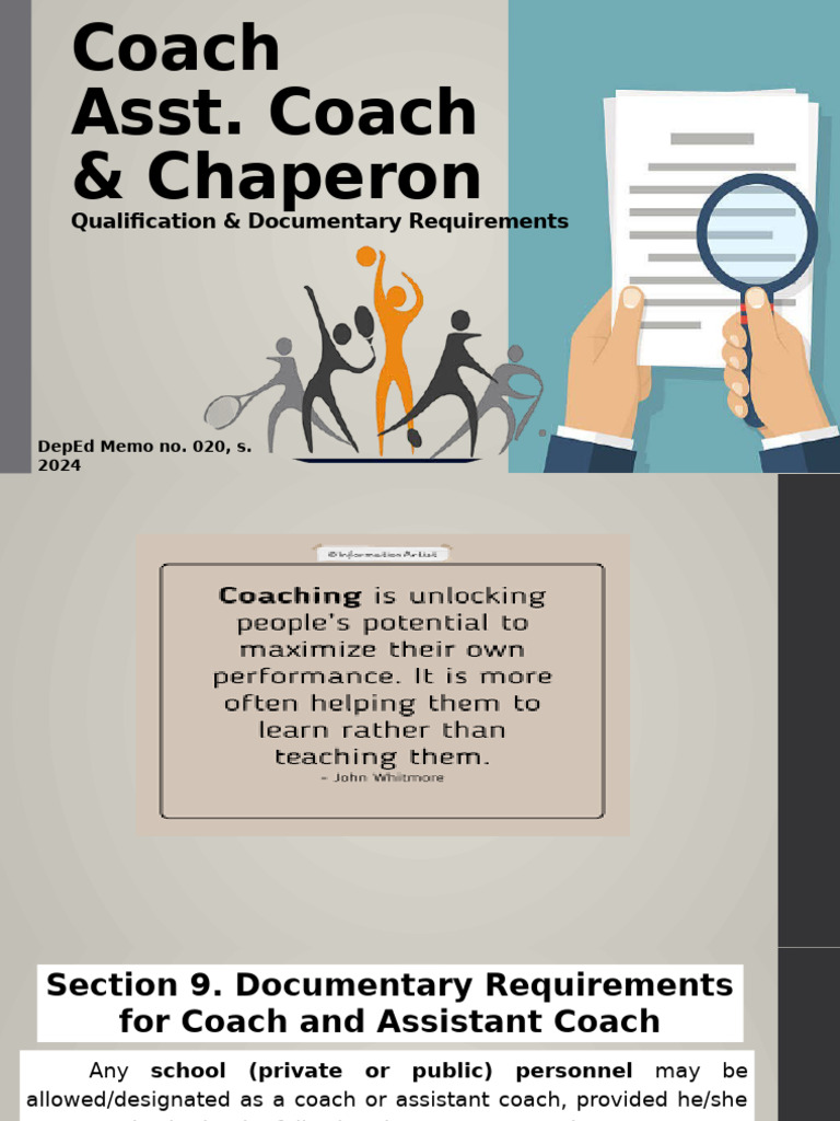 Zcdaa Coaching and Athletes Checklist Guide | PDF | Affidavit