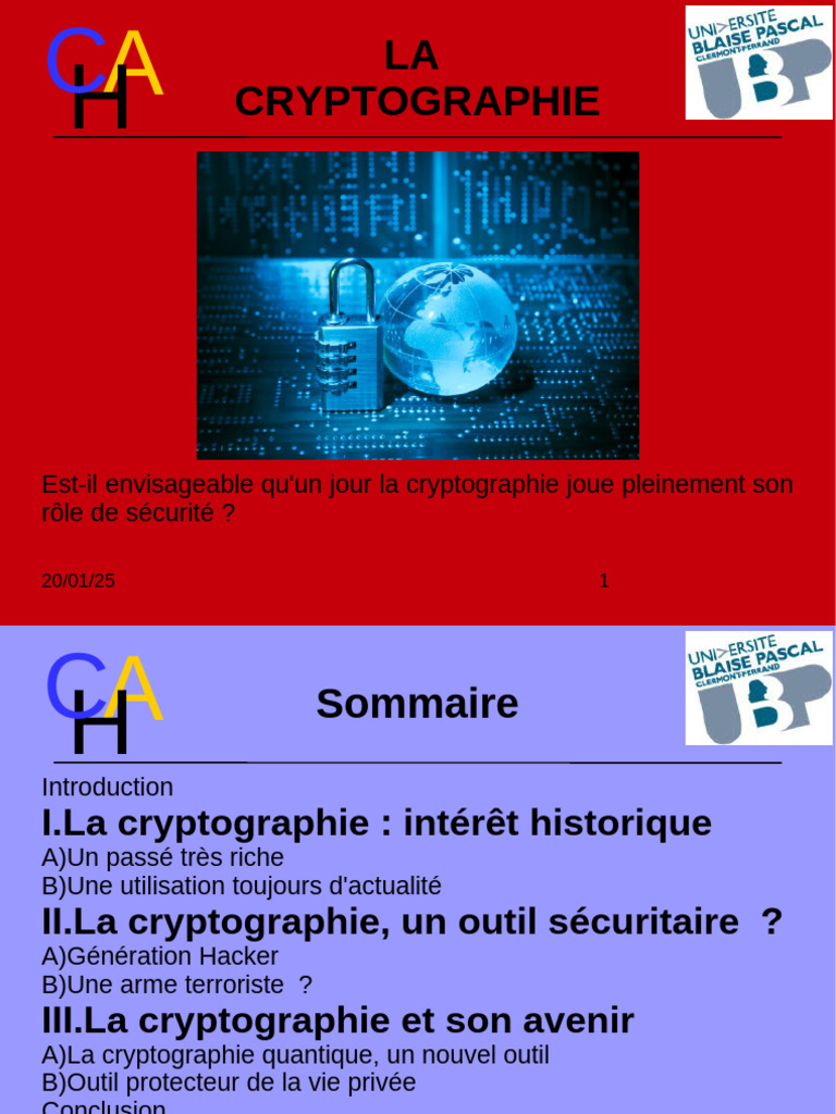 Avenir et enjeux de la cryptographie | PDF | Cryptographie ...