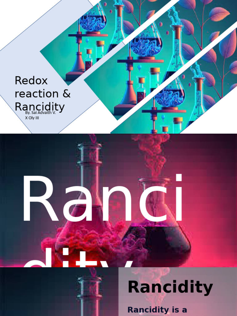 Redox Reactions and Rancidity Explained | PDF