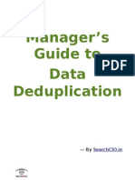 Manager's Guide To Data Deduplication