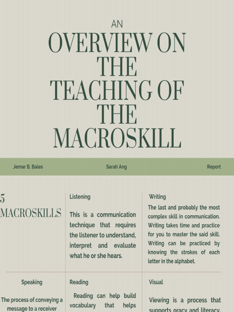 Overview Presentation | PDF