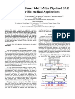 An Ultra Low Power 9-Bit I-MSs Pipelined SAR