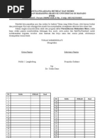 Format Kartu Kawan Kegiatan Gerejawi