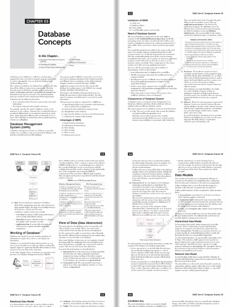 Database | PDF
