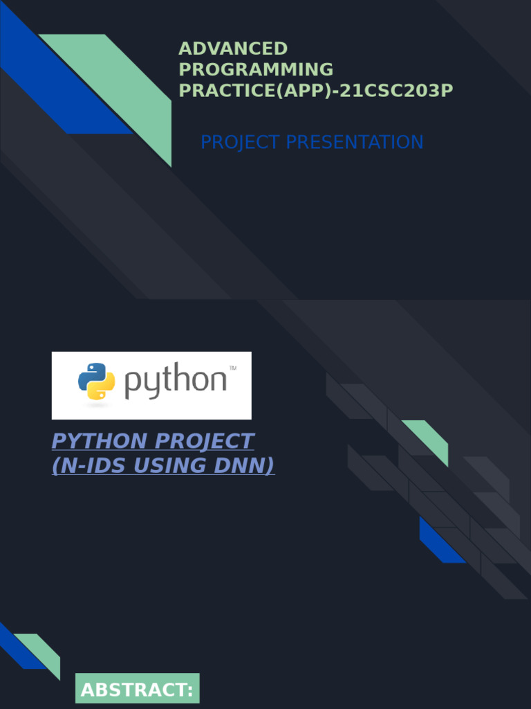 App Presentation | PDF | Deep Learning | Machine Learning