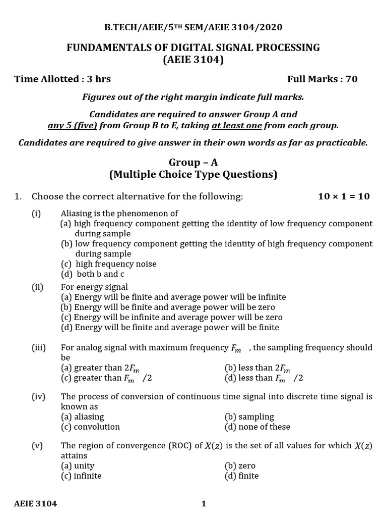 Digital Signal Processing Fundamentals | PDF | Discrete Fourier ...
