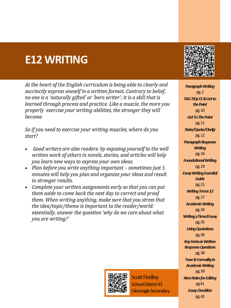 Essential Guide to Paragraph Writing | PDF | Subject (Grammar) | Definition
