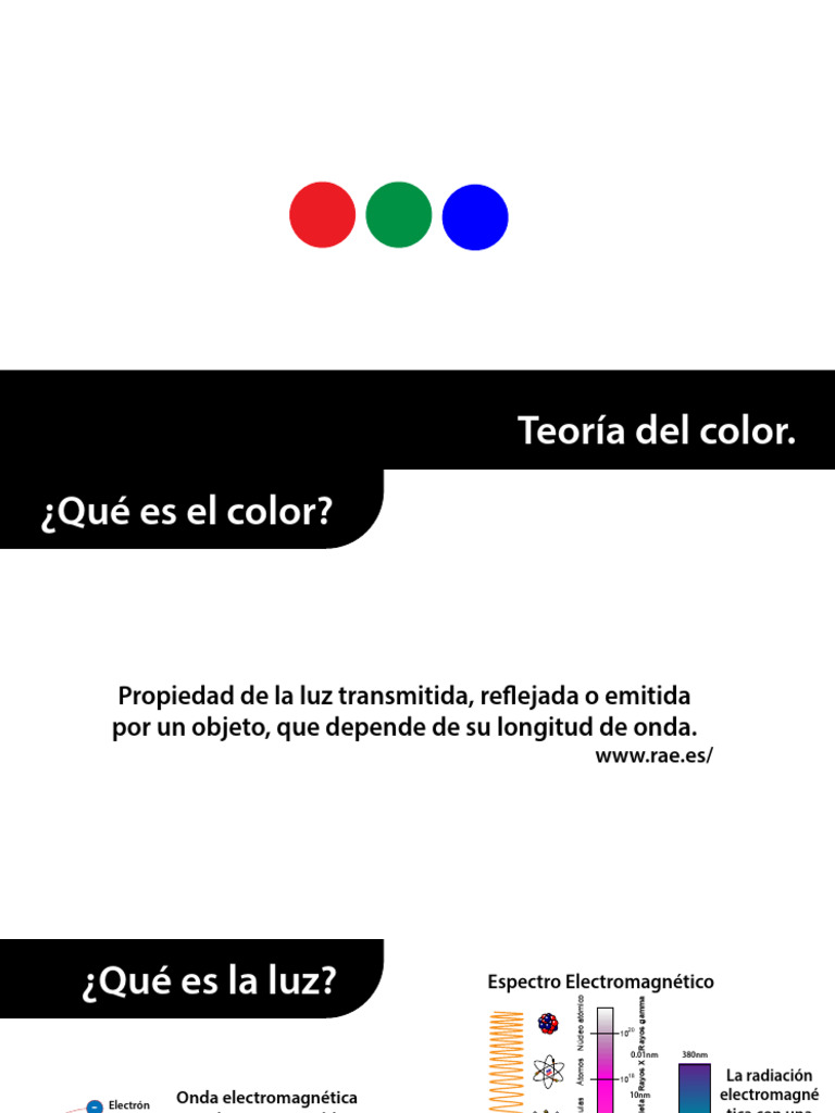 Tipos de Ondas Electromagnéticas | PDF | Color | Espectro electromagnético