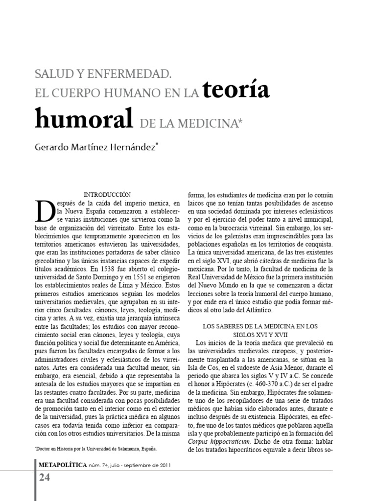 Salud Enfermedad El Cuerpo Humano en La-5 | PDF | Universidad