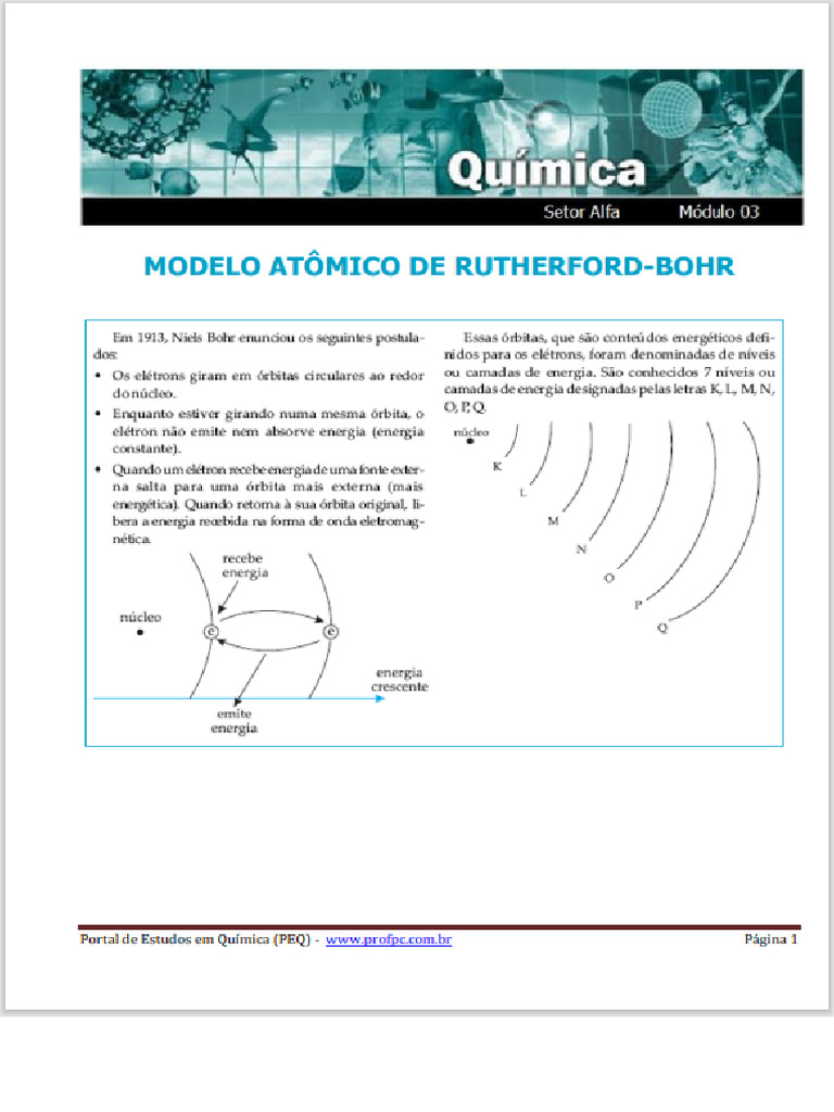 3 - Modelo Atomico de Rutherford - Bohr | PDF