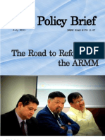 The Road to Reforms in the ARMM